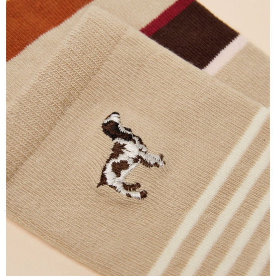 Young Ideas/Henmores - Everyday 2 Pack Socks - Blue/Ecru - OS