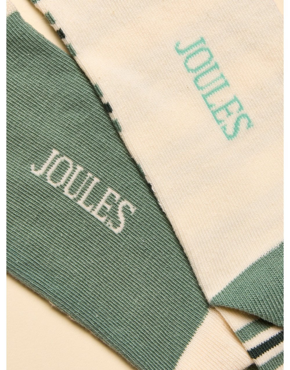 Young Ideas/Henmores - Everyday 2 Pack Socks - Blue/Ecru - OS