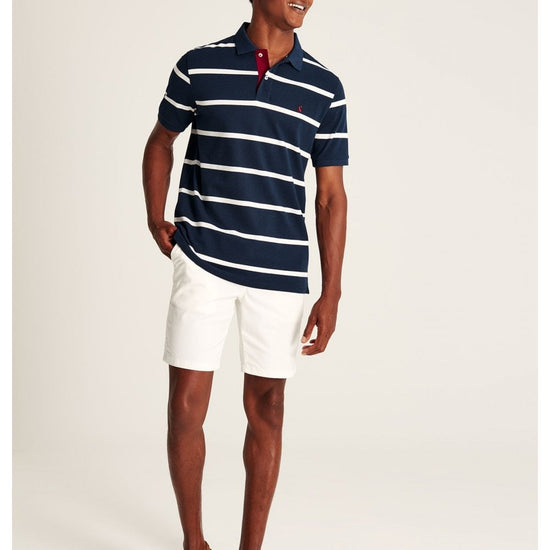 Young Ideas/Henmores - Filbert Polo Shirt - Navy/Burgundy - M