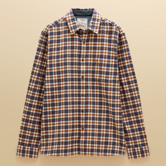 Young Ideas & Henmores -Flannel HW Check Classic Fit -Navy -M