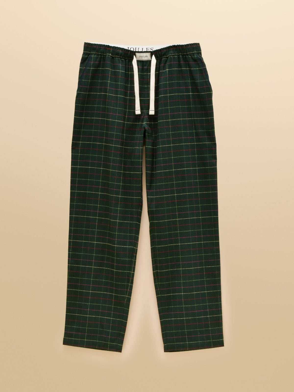 Young Ideas & Henmores -Flannel PJ Trouser -Green Check -M