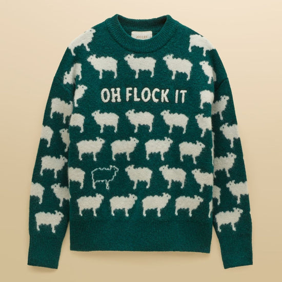 Young Ideas & Henmores -Flock Knit -Green -L