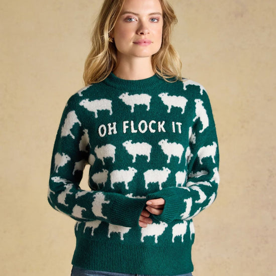 Young Ideas & Henmores -Flock Knit -Green -L
