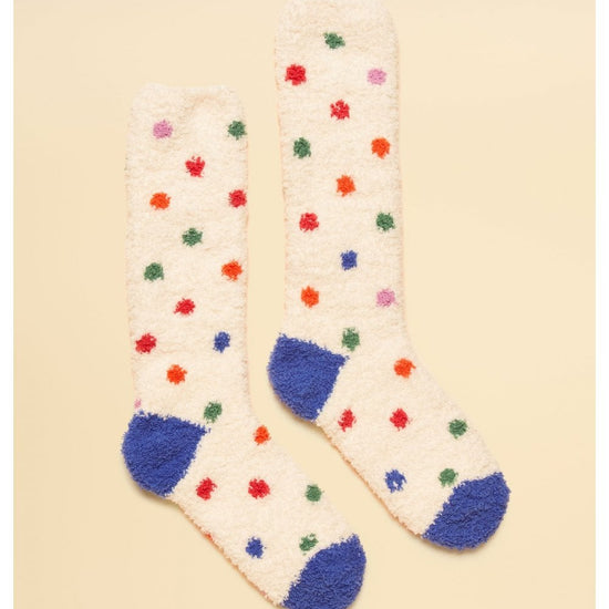Young Ideas/Henmores - Fluffy Socks - Blue - 45907