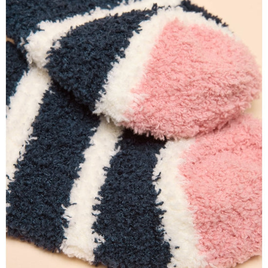 Young Ideas/Henmores - Fluffy Socks - Blue - 45907