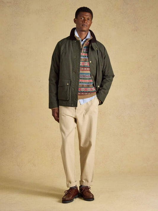 Young Ideas & Henmores -Fraser Field Coat -Green -M
