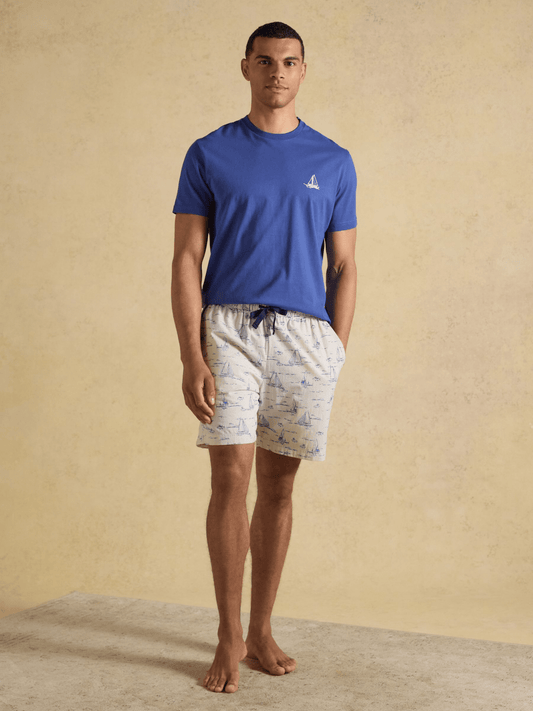 Young Ideas & Henmores - Harford Blue Sail PJ Set - Blue - M
