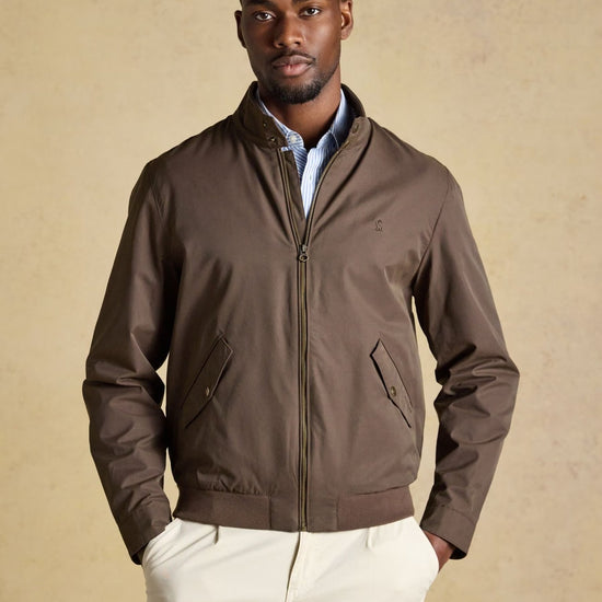 Young Ideas & Henmores -Harrington Jacket -Brown -M