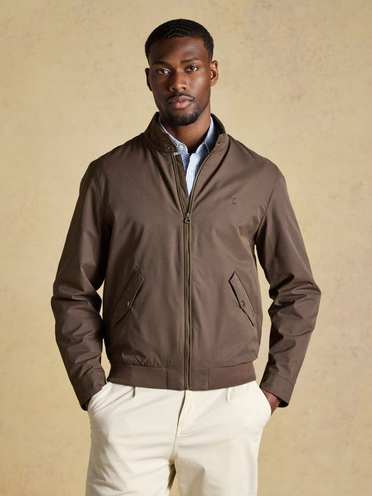 Young Ideas & Henmores -Harrington Jacket -Brown -M