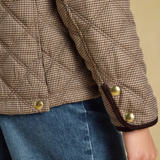 Young Ideas & Henmores -Harrogate Diamond Quilt Jacket -Check -8