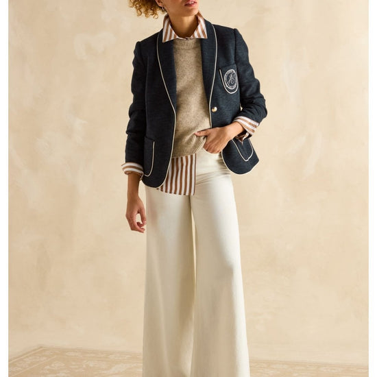 Young Ideas/Henmores - Hartley Piped Blazer - Navy - 8