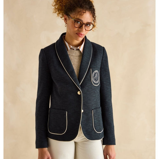 Young Ideas/Henmores - Hartley Piped Blazer - Navy - 8