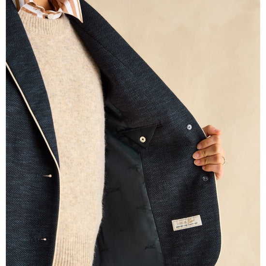 Young Ideas/Henmores - Hartley Piped Blazer - Navy - 8