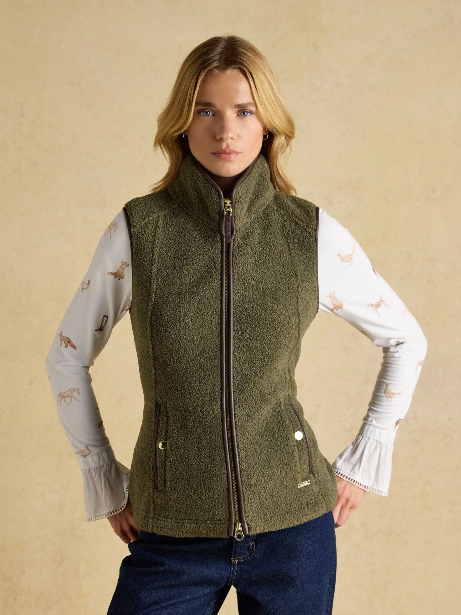 Young Ideas/Henmores - Heritage Borg Gilet - Green - 8