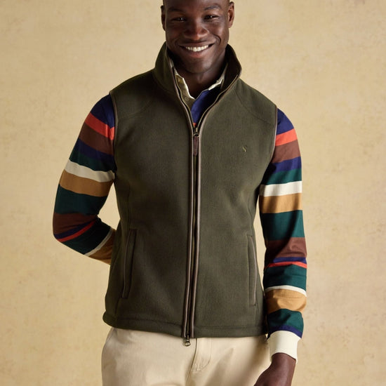 Young Ideas & Henmores - Heritage Fleece Gilet - Green - M