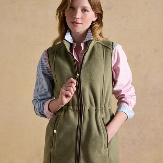 Young Ideas & Henmores - Heritage Longline Gilet - Light Green - 8