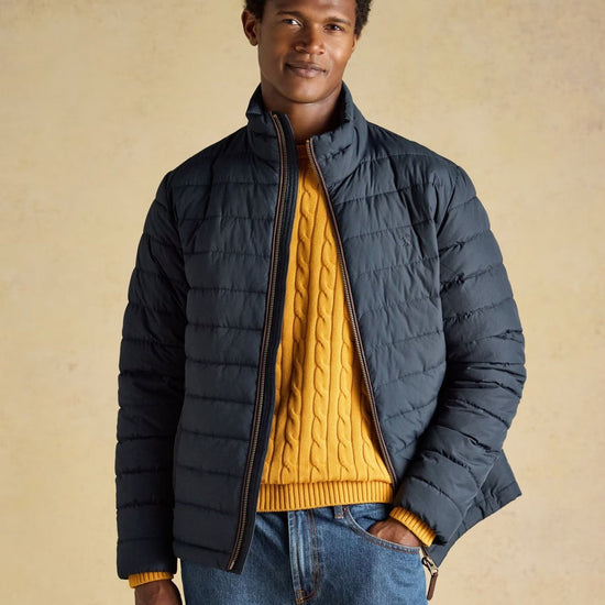 Young Ideas & Henmores -Heritage Padded Coat -Navy -M