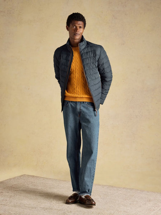 Young Ideas & Henmores -Heritage Padded Coat -Navy -M