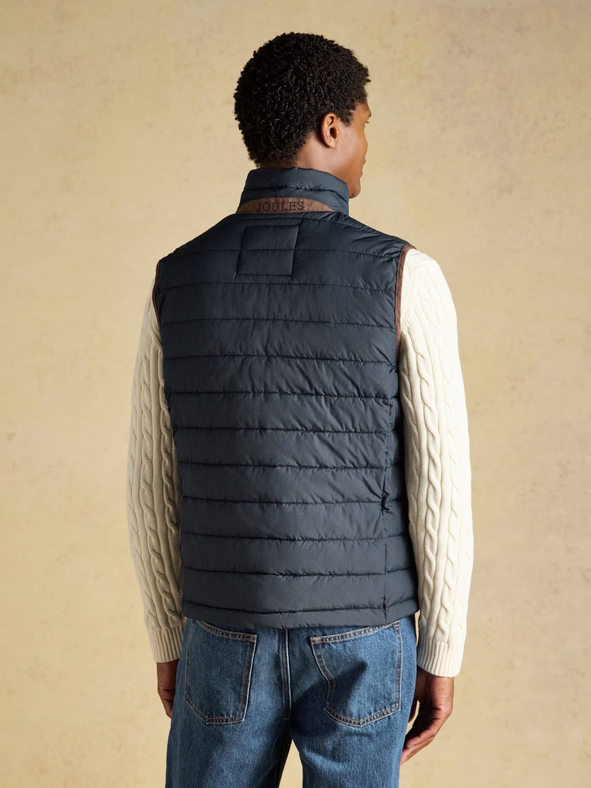 Young Ideas & Henmores -Heritage Padded Gilet -Navy -M