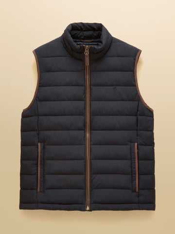 Young Ideas & Henmores -Heritage Padded Gilet -Navy -M