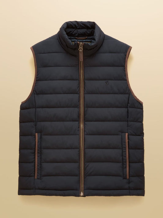 Young Ideas & Henmores -Heritage Padded Gilet -Navy -M