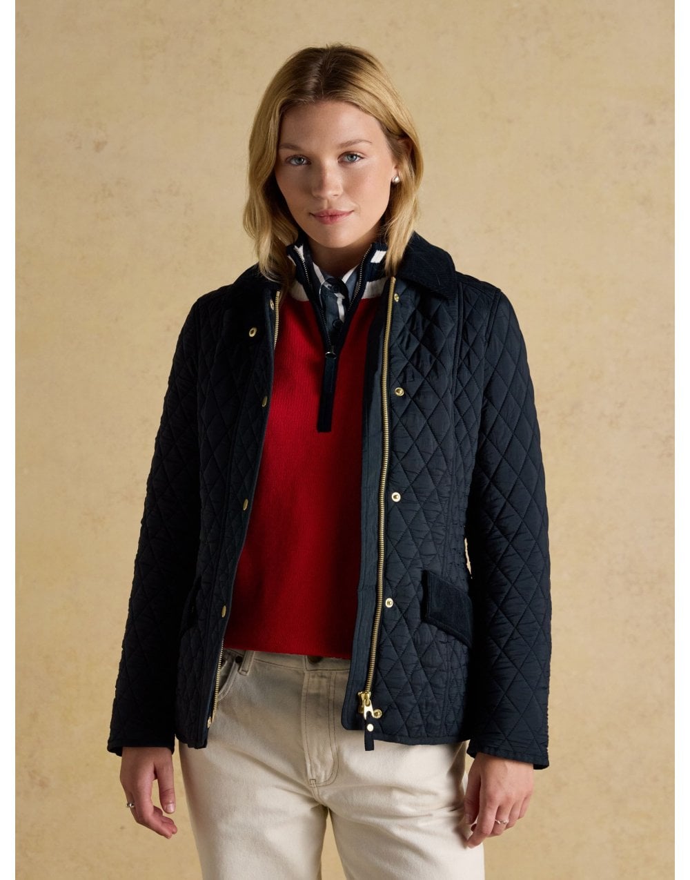 Young Ideas/Henmores - Highclere Collared Jacket - Navy - 8