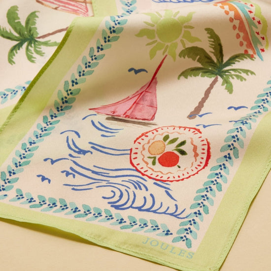 Young Ideas/Henmores - Highgrove Scarf - Palm Print - OS