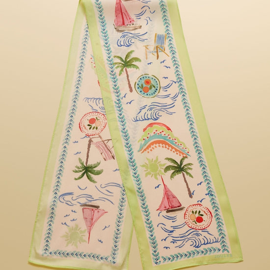 Young Ideas/Henmores - Highgrove Scarf - Palm Print - OS