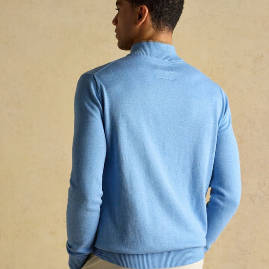 Young Ideas & Henmores - Hillside 1/4 Zip Knit - Pink - M