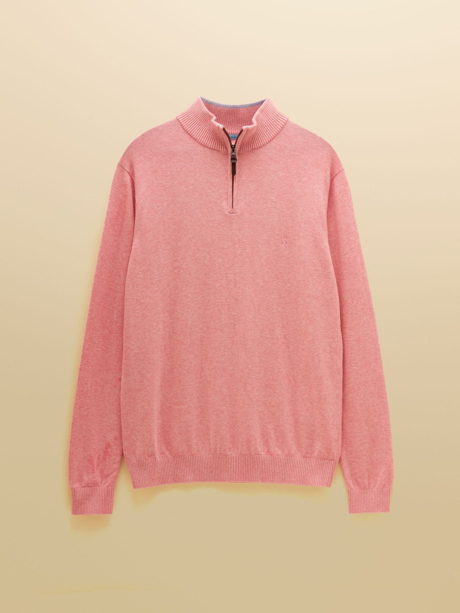 Young Ideas & Henmores - Hillside 1/4 Zip Knit - Pink - M