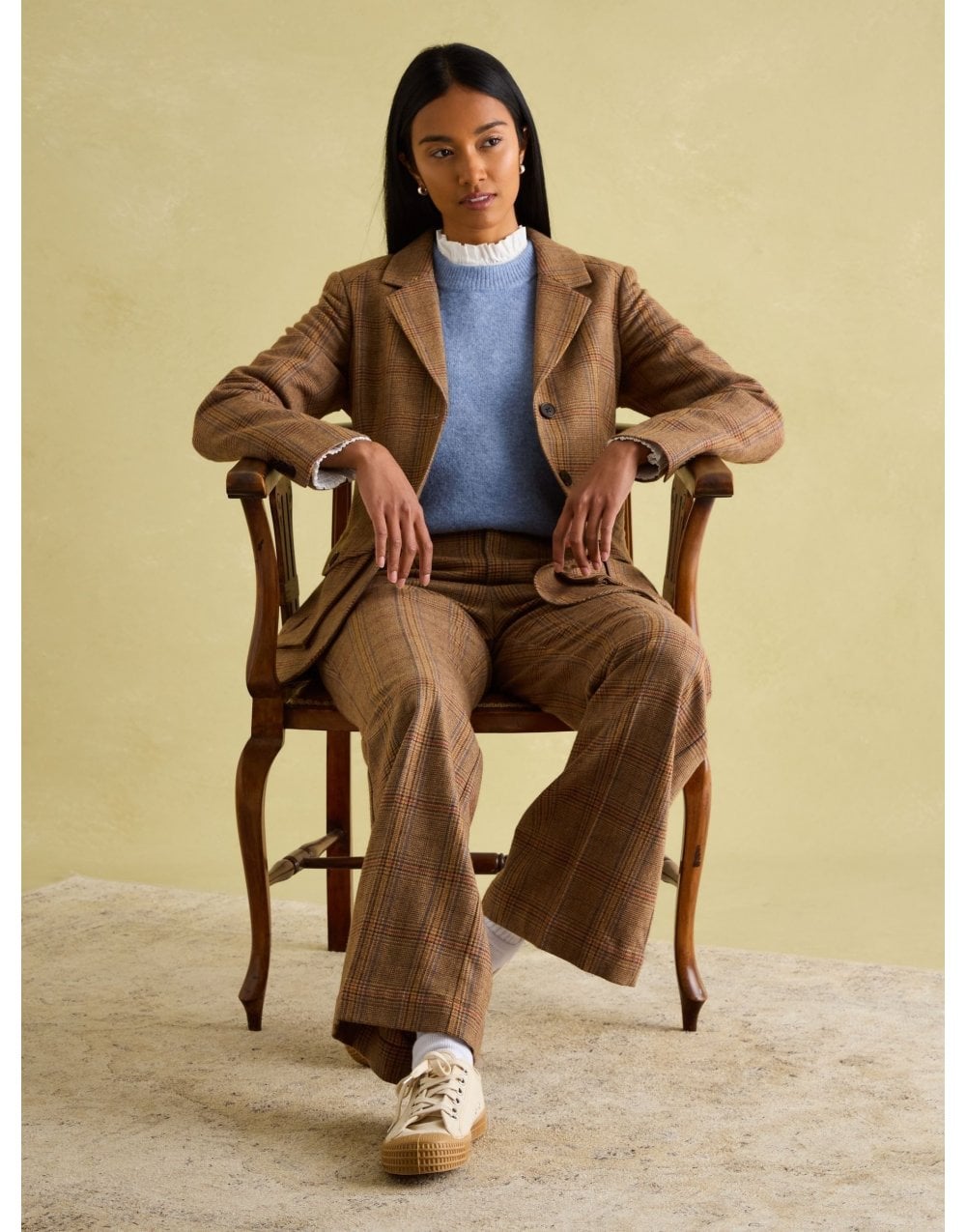 Young Ideas/Henmores - Holly Knitted Sleeveless Vest - Blue - S