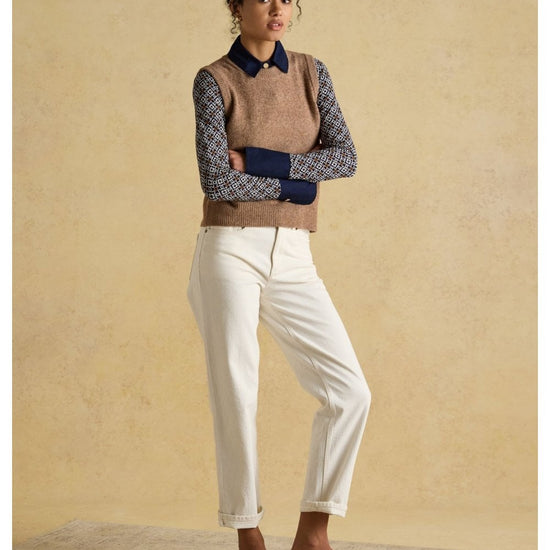 Young Ideas/Henmores - Holly Knitted Vest - Navy - XS