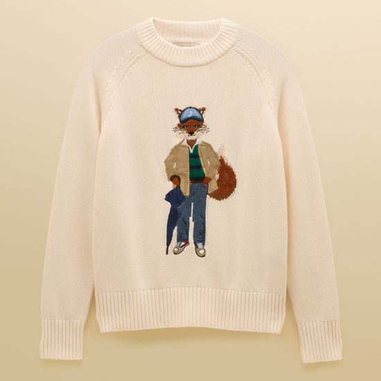 Young Ideas & Henmores - Jonty Jumper - Cream - XS