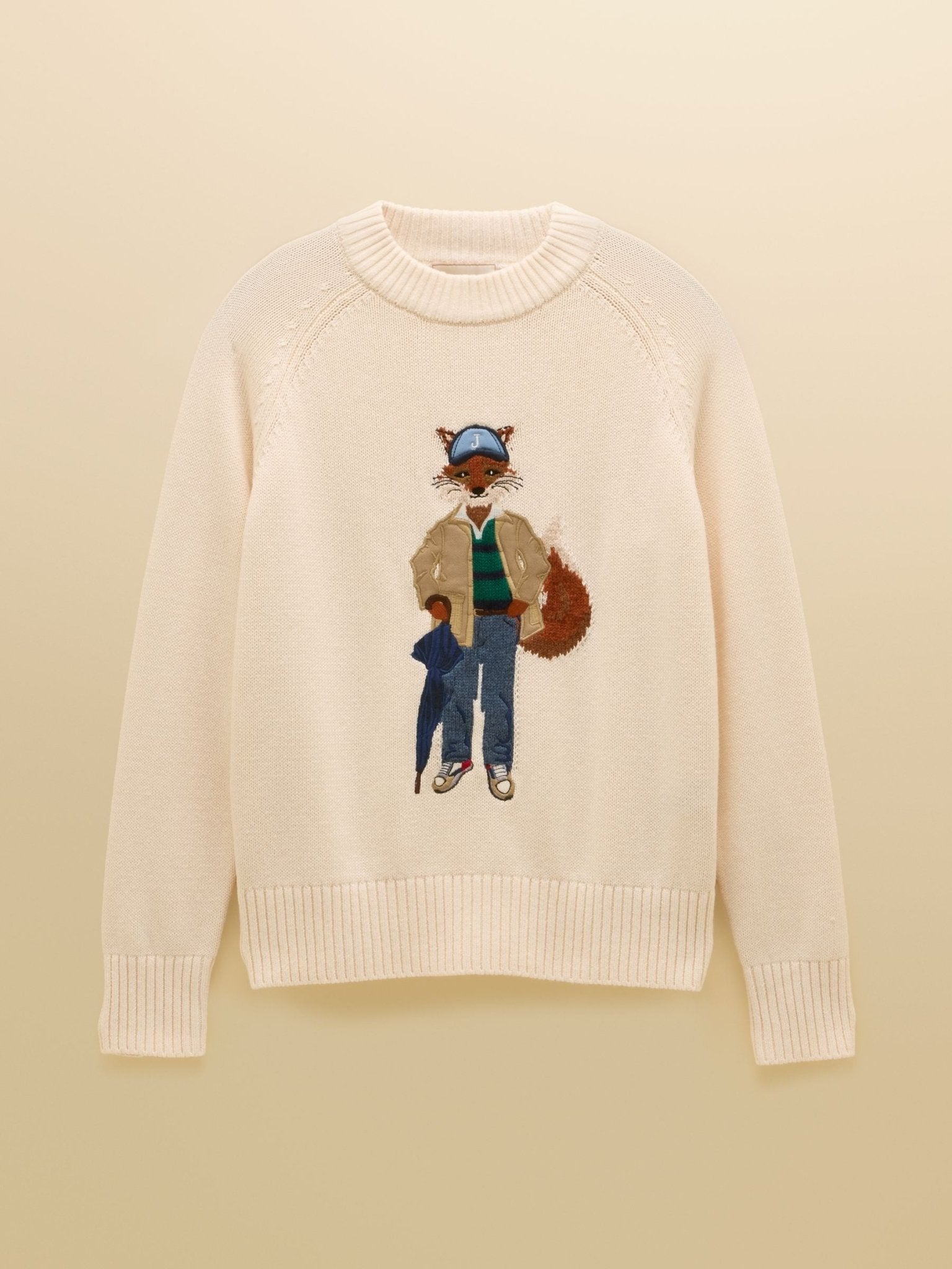 Young Ideas & Henmores - Jonty Jumper - Cream - XS