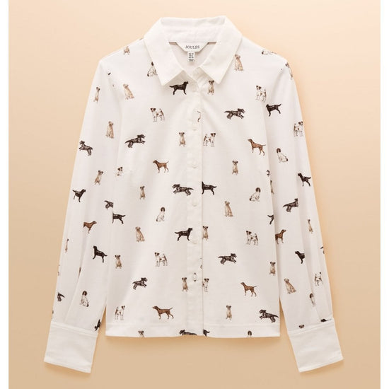 Young Ideas/Henmores - Joules X Eleanor Tomlinson Jersey Dogs Shirt - Cream Dogs - 8