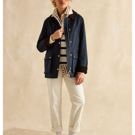 Young Ideas/Henmores - Katherine Collared Jacket - Navy - 8