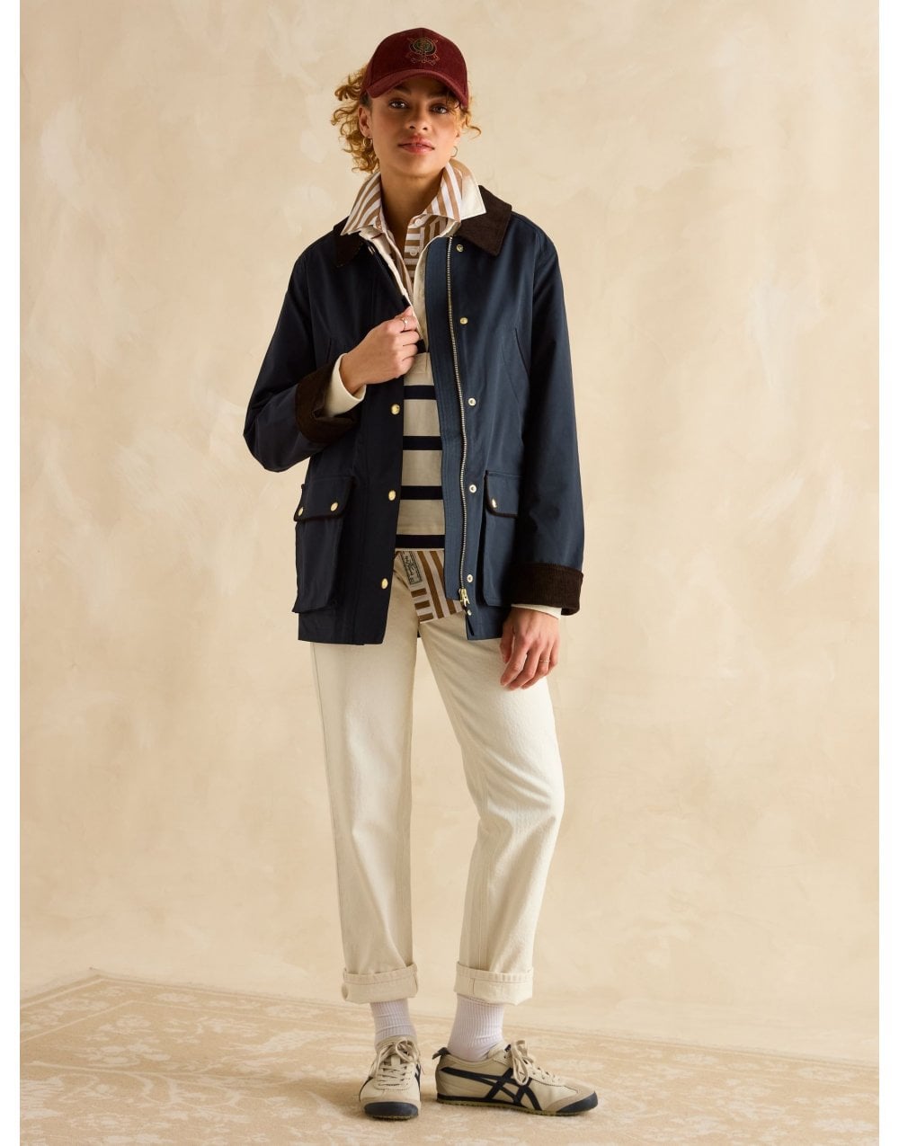Young Ideas/Henmores - Katherine Collared Jacket - Navy - 8