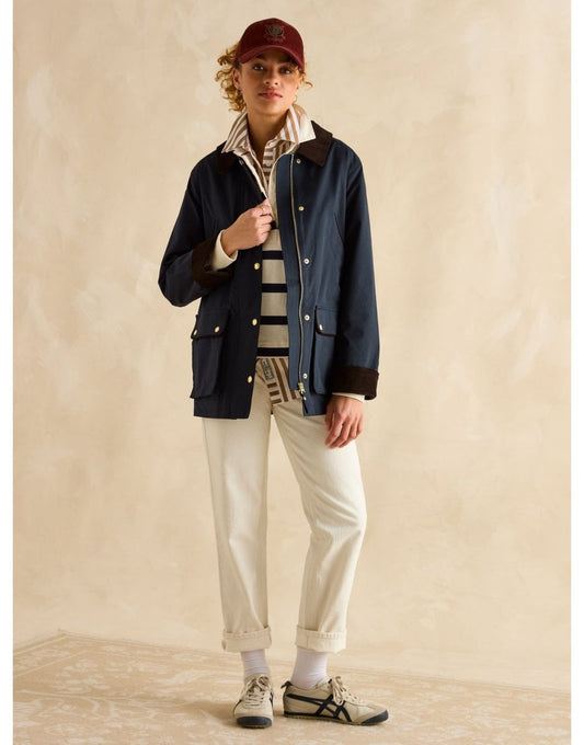 Young Ideas/Henmores - Katherine Collared Jacket - Navy - 8