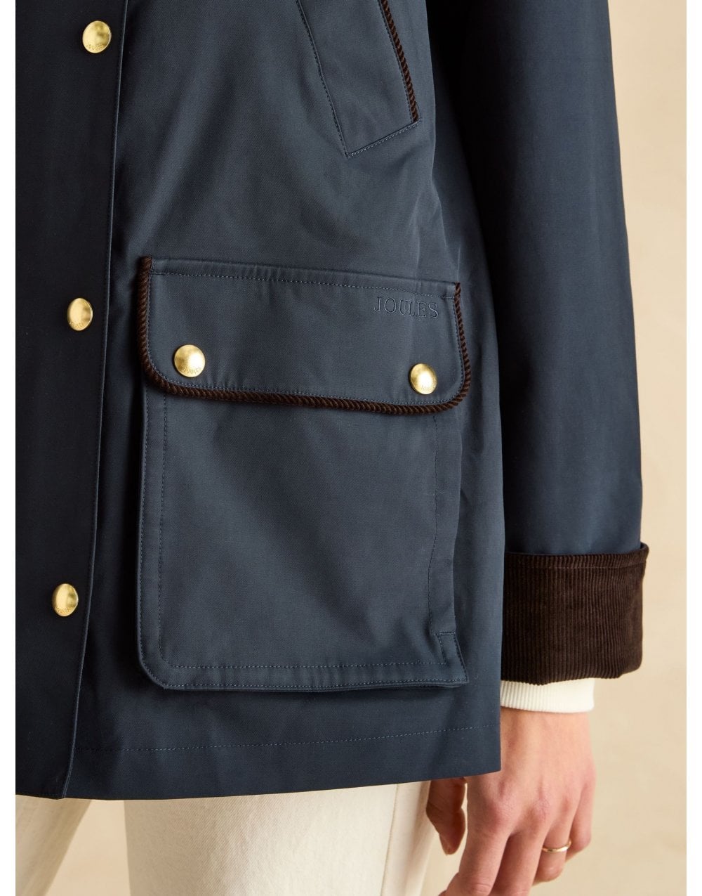 Young Ideas/Henmores - Katherine Collared Jacket - Navy - 8