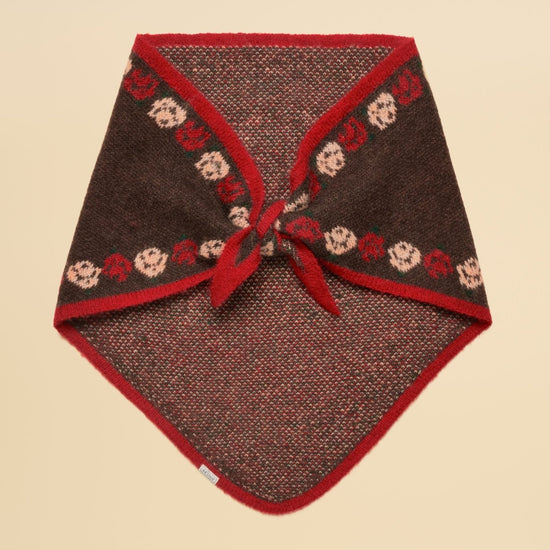 Young Ideas & Henmores -Kendra Triangle Scarf -Rose -OS