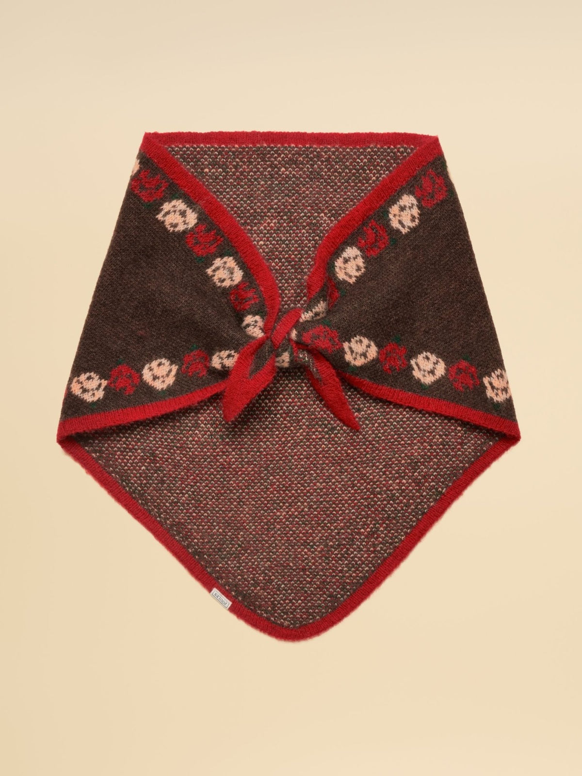 Young Ideas & Henmores -Kendra Triangle Scarf -Rose -OS
