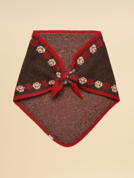 Young Ideas & Henmores -Kendra Triangle Scarf -Rose -OS