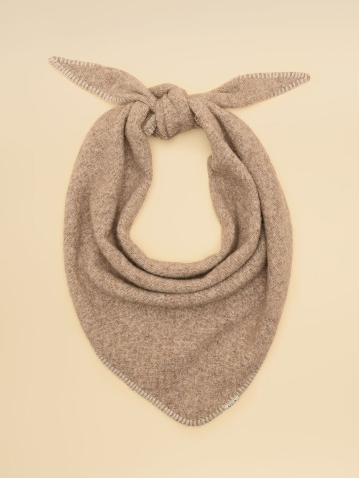 Young Ideas & Henmores -Kendra Triangle Scarf -Oat -OS