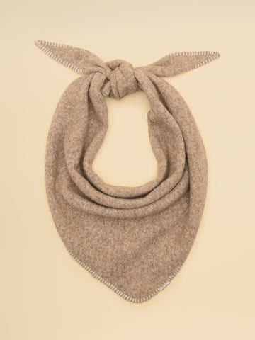 Young Ideas & Henmores -Kendra Triangle Scarf -Oat -OS