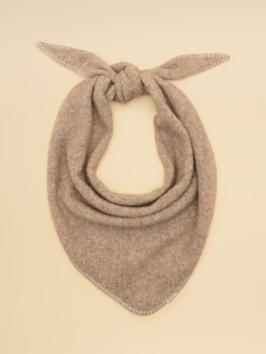 Young Ideas & Henmores -Kendra Triangle Scarf -Oat -OS