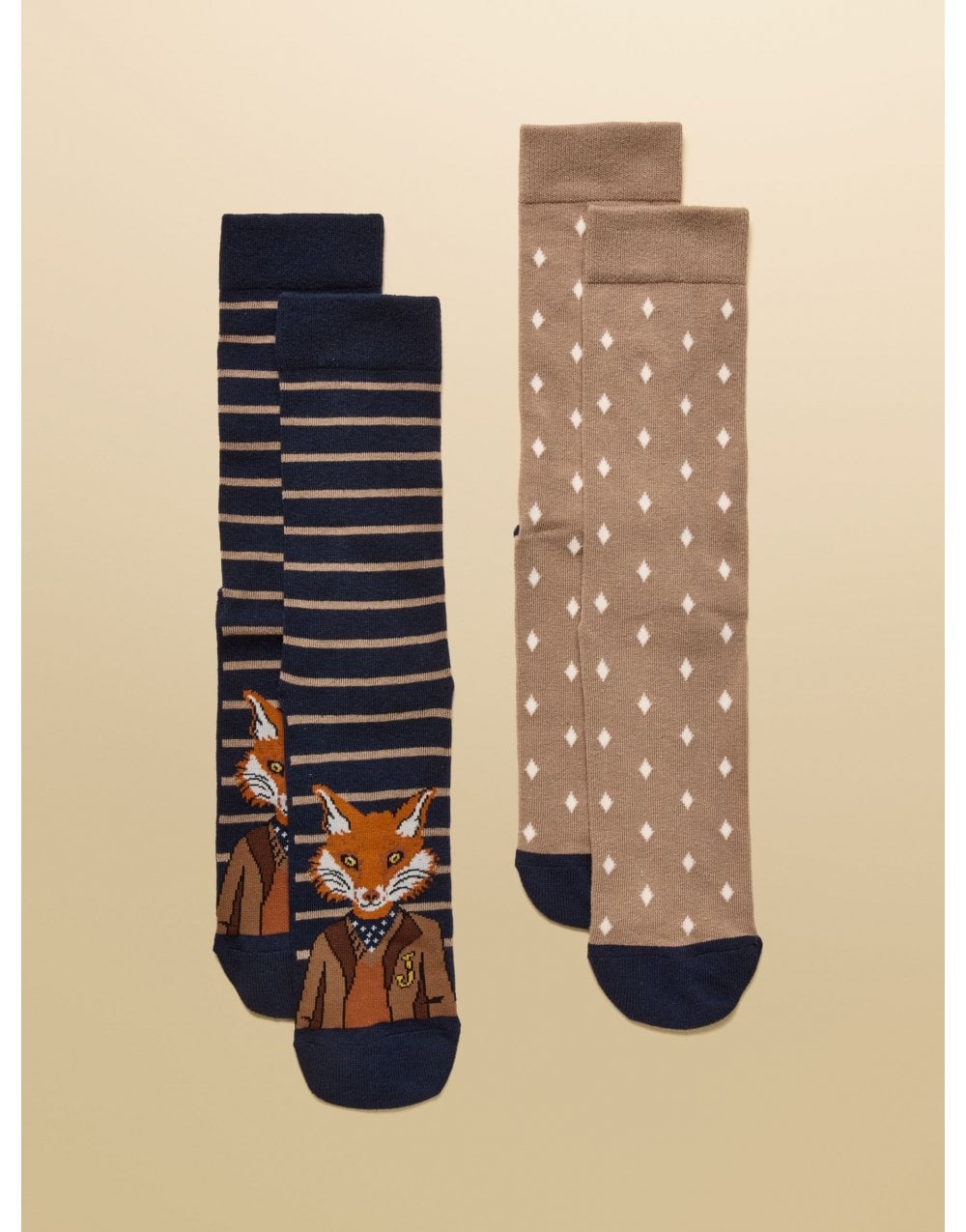 Young Ideas/Henmores - Kingsbury 2 Pack Socks - Green/Navy - OS