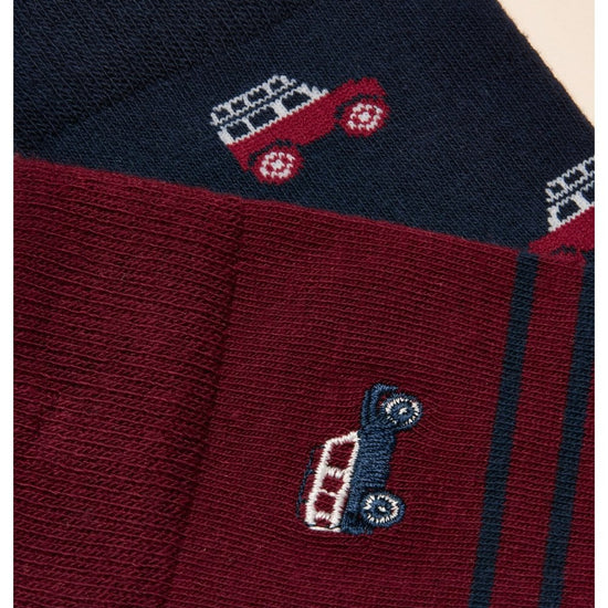 Young Ideas/Henmores - Kingsbury 2 Pack Socks - Green/Navy - OS