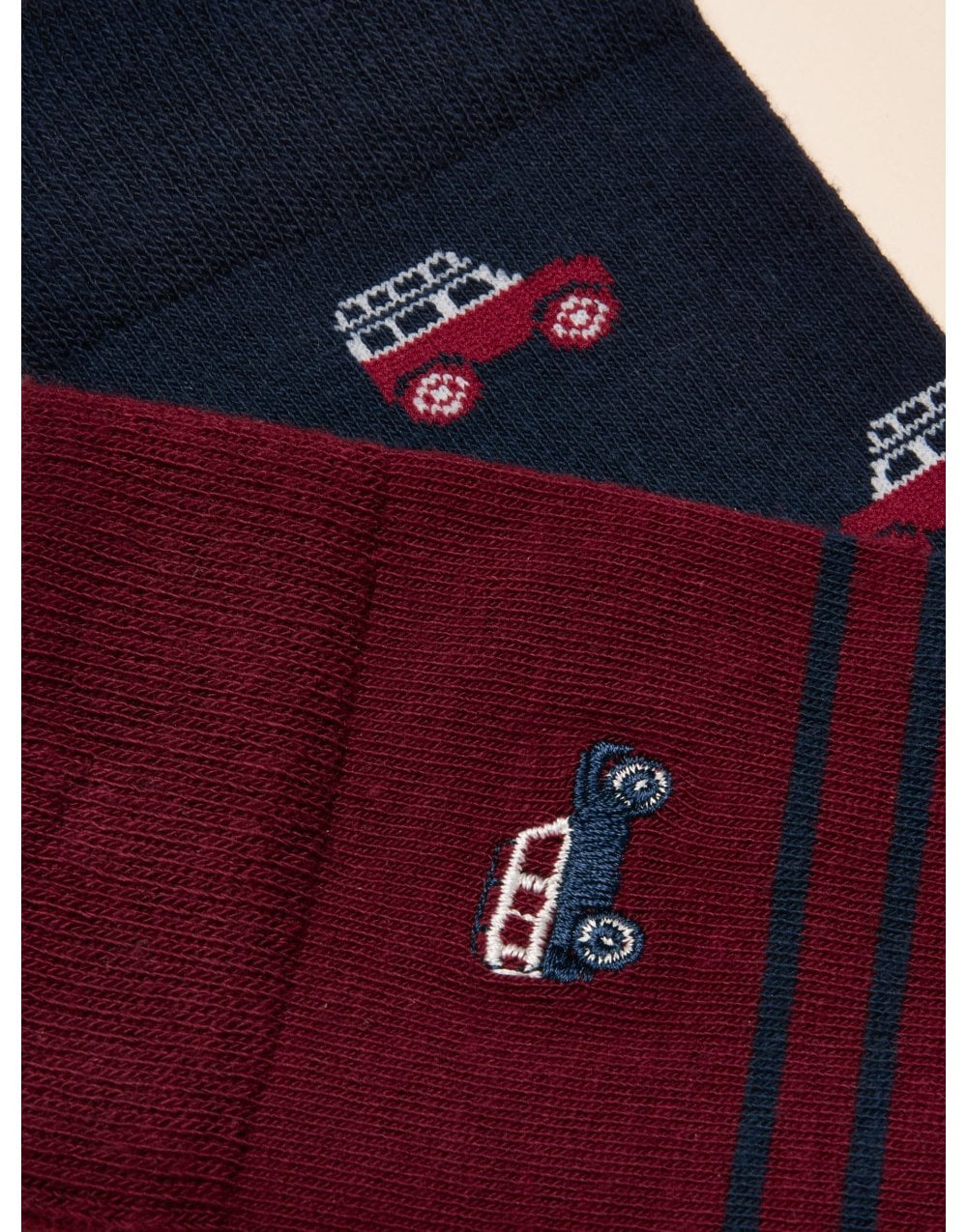 Young Ideas/Henmores - Kingsbury 2 Pack Socks - Green/Navy - OS