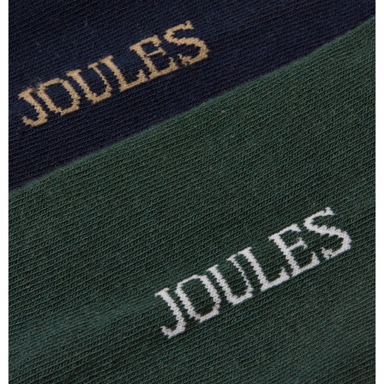 Young Ideas/Henmores - Kingsbury 2 Pack Socks - Green/Navy - OS