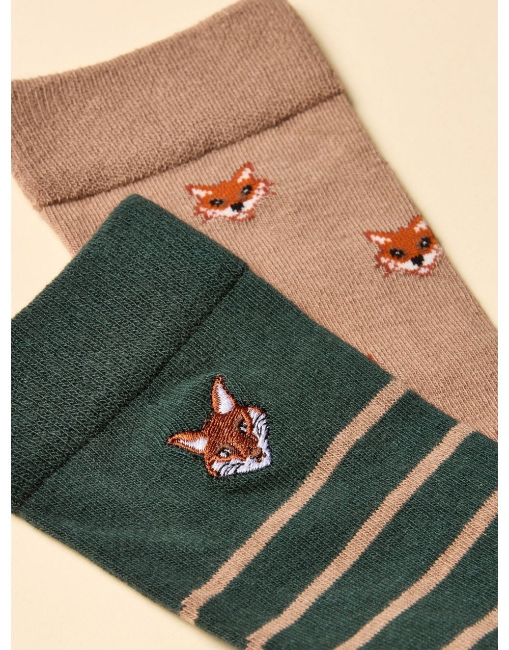 Young Ideas/Henmores - Kingsbury 2 Pack Socks - Green/Navy - OS